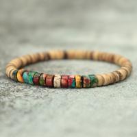 Natural Stone Bracelet Unisex Vintage Wooden Braclet Beaded Colorful Imperial Yoga Meditation Braslet Bileklik Pulseira Joias