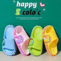 ☎❍ รองเท้าแตะเด็ก ลายการ์ตูน ไดโนเสาร์ unisex กันลื่น นุ่ม ใส่สบาย