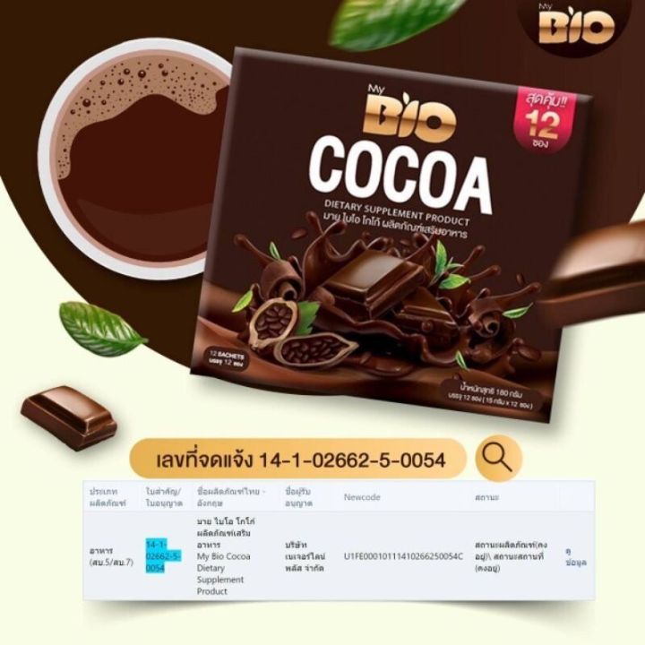 bio-cocoa-ไบโอโกโก้-โกโก้ดีท็อก-12ซอง