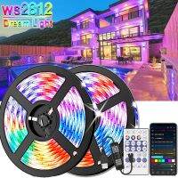 20M WS2812B LED Strip for Room RGBIC Smart Light Strips Infrared Bluetooth Ontroller Luces Luminous Decor 5050SMD Neon Lamp