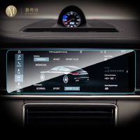 สำหรับพอร์ช Panamera 2017-2023จีพีเอสรถยนต์ฟิล์มนำทางหน้าจอ LCD กระจกเทมเปอร์ฟิล์มป้องกันอุปกรณ์ป้องกันการแผ่นฟิล์มกันรอย