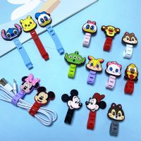 1Pcs Cartoon Disney Headphone Earphone Cable Wire Organizer Cord Holder USB Charger Cable Winder For iPhone Android Data Line