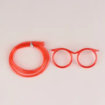 Straw Glasses Funny Soft Pvc Glasses Flexible Drinking Straws Kids Party  Supplies Bar Supplies Accessories Creativity Toy