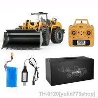 ✚ yulin775shop rc caminhão 1:14 carro 10 canais de controle remoto escavadeira rtr 2.4ghz bulldozer liga meninos brinquedos hidráulico 1583