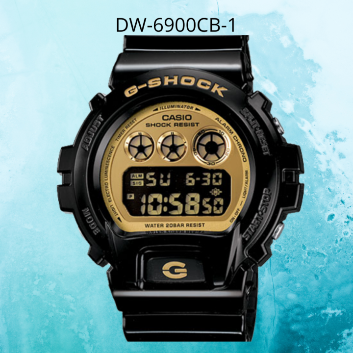 ORIGINAL CASIO G-SHOCK DW-6900CB-1 MEN'S WATCH / DW6900CB