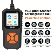 OBD2 Car Scanner Diagnostic Scan Tool V318 Color Screenvehicle Fault Code Reader Auto Read Fault Code Check Engine Light