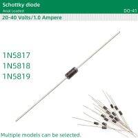 【LZ】✙☜✎  50pcs/lot Schottky diode DO-41 package 1N5817 1N5818 1N5819 Axial Leaded Axial Leaded 20-40 Volts 1.0 Ampere