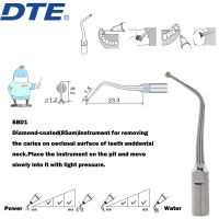 นกหัวขวาน DTE ทันตกรรมอัลตราโซนิก Scaler เคล็ดลับการปรับขนาดเคล็ดลับ SBD ช่องเตรียมพอดี NSK SAEC อัลตราโซนิก Scaler Handpiece