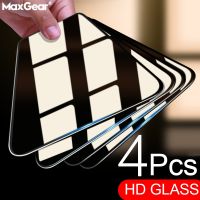 4Pcs Tempered Glass On iPhone 13 11 12 Pro Max X XS XR 7 8 6S Plus SE 2 Screen Protector For i Phone 13Pro Mini Protective Film