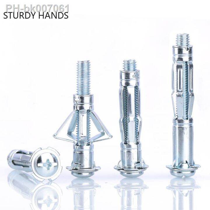 10Pcs Heavy Expansion Bolt Set Practical Drywall Anchor with Screws