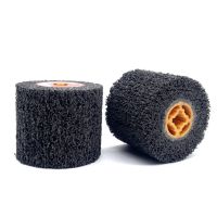 Deburring Abrasive Wire Drawing Wheel Brush Head Electric Brush for Metalworking Polishing Grinding Tool Buffer Drum Wheel