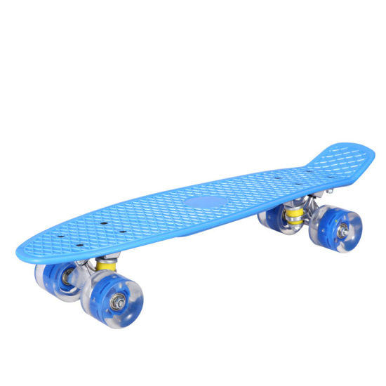 Ván trượt skateboard bánh xe có đèn led trục kim loại cao cấp cho bé kích - ảnh sản phẩm 9