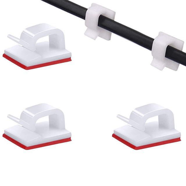 10pcs-self-adhesive-cable-clips-wire-winder-earphone-holder-cable-organizer-black-white-transparent-cord-management-buckle