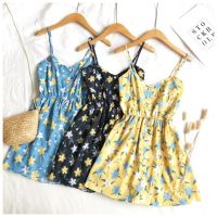 COD DSFERTEREERRE Summer fashion new womens holiday style floral v-neck suspenders jumpsuit beach skirt pants