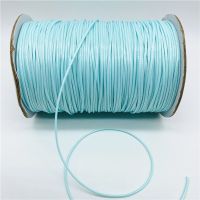 0.5/0.8/1.0/1.5/2mm Light Blue Waxed Cord Rope PU Leather Thread String Necklace Rope For Jewelry Making DIY Shamballa Bracelet 【hot】yde863