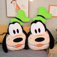 หมอน Disney ขนาดใหญ่ลาย Goofy ตุ๊กตาหนานุ่มหมอนหนุนหลังอุปกรณ์ตกแต่งโซฟาสำหรับเตียงกอด Plushies สาว