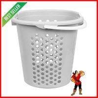 ตะกร้าผ้ากลมหูหิ้ว API 5050 สีเทาROUND LAUNDRY BASKET WITH HANDLES API 5050 GREY **ขายดีที่สุด**