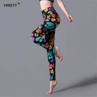 [COD] YRRETY Leggings Leopard Print And Elasticity Pant Leggins Waist Elastic