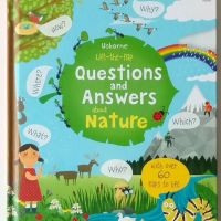 Lift the Flap Questions and Answers About Nature กระดาษแข็งหนาทุกหน้า เหมาะสำหรับ 3+