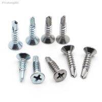 Phillips Flat Head Self Drilling Screw 410 Stainelss Steel M3.5 M4.2 M4.8 M5.5 M6.3 Zinc Plated Self Tapping Screws