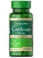 Special offer U.S. imported mushroom Cordyceps extract essence 750mgx60 capsules Puritans Pride