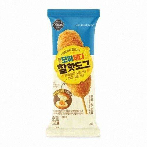 KORYOMART OLBAAN Kitchen Mozza Cheddar Cheese HotDog (80Gx5) 올반 모짜체다
