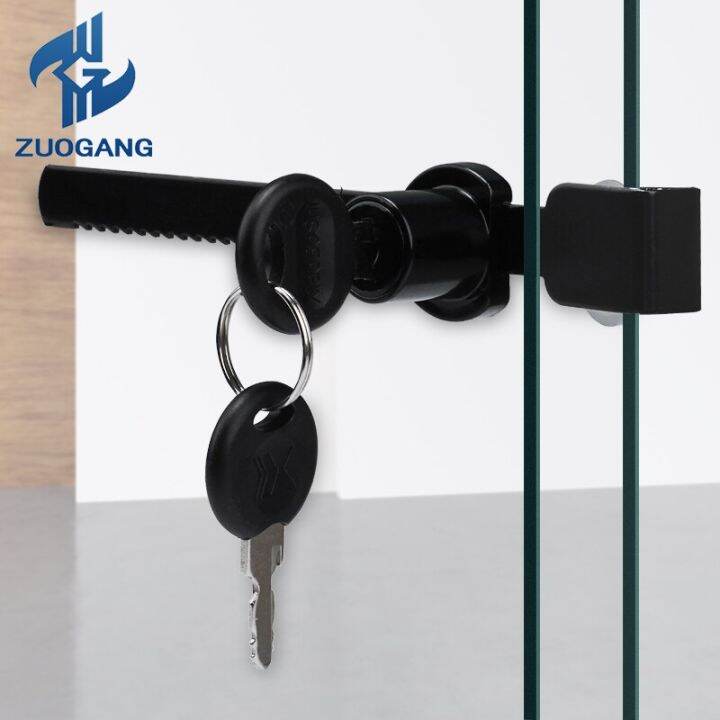 Key Sliding Window Glass Lock With Key For Mobile Showcase
