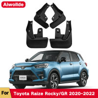 Mud Flaps สำหรับ Toyota Raize Rocky GR 2020 2021 2022 Splash Guards Fender MudFlaps ด้านหน้าด้านหลัง Mudguards รถอุปกรณ์เสริม