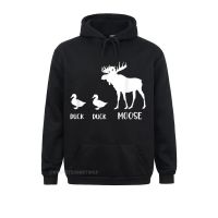 New Mens Streetwear Duck Duck Moose Oversized Hoodie Funny Moose Wildlife Lover Tee Oversized Hoodie Hoodies Hoods Harajuku Size Xxs-4Xl