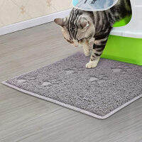 Cat Litter Mat PVC Waterproof Non-slip Cat Mat Trapper Mat Waterproof for Cat Bed Pad House Cleaning Mat 30*40CM