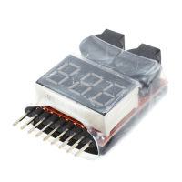 1-8S Lipo LiMn Battery Tester Low Voltage Buzzer Alarm