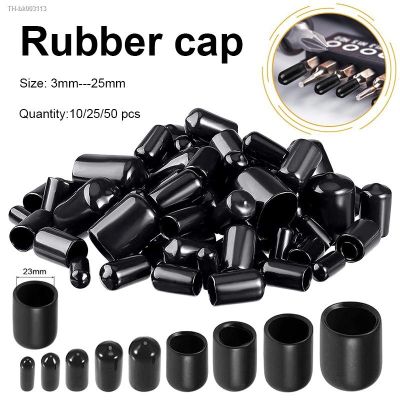 ☏✷✽ 10/25/50pc rubber end cap screw end cap plastic tube hub thread protector push in cap rubber cap rubber threaded cap