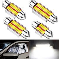 【CW】1 PCS C5W LED Bulb Canbus Festoon 31mm 36mm 39mm 41mm 12V 4014SMD 7000K White Car Interior Dome Light Trunk License Plate Lamps