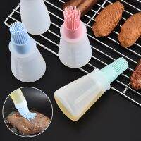 【CC】 Silicone Oiler with Seasoning Sauce Scale oil Bottle BBQ Kitchenware Gadgets Grilling Frying Tools