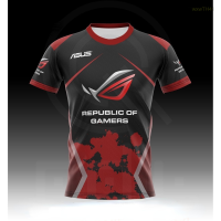 2023 NEW Asus Rog Short Sleeve Sweatshirt (player Republic) Size：s-5xl