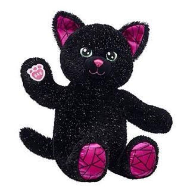 ตุ๊กตาบิ้วอะแบร์-น้องแมวดำขนวิ้ง-คอลเลคชั่นฮาโลวีน-build-a-bear-workshop-สินค้ามือสองสภาพใหม่นำเข้าจากอเมริกา