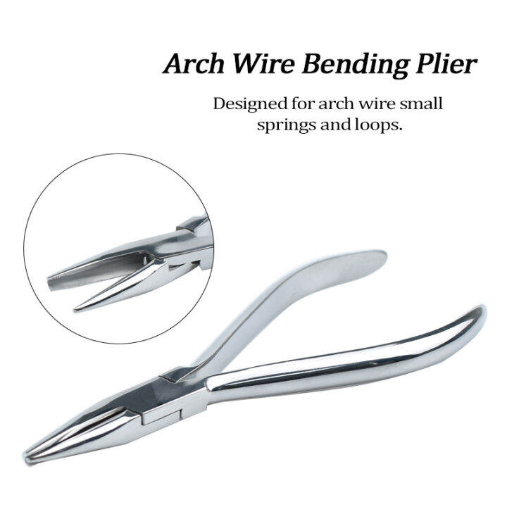 Dental Plier for Bend and Form Arch Wire Sun and Moon Forceps Omega