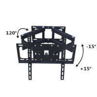 ชุดขาแขวนทีวี ขนาด 26 - 55 ปรับหันซ้าย-ขวาและก้ม-เงยได้ (TV Wall Mount Bracket Two-Arms Tilt &amp; Swivel for LED/ LCD 26 ~55 )