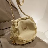 ☞♠✾ [south] female pop holiday bucket bag 2022 new advanced texture niche chain single shoulder