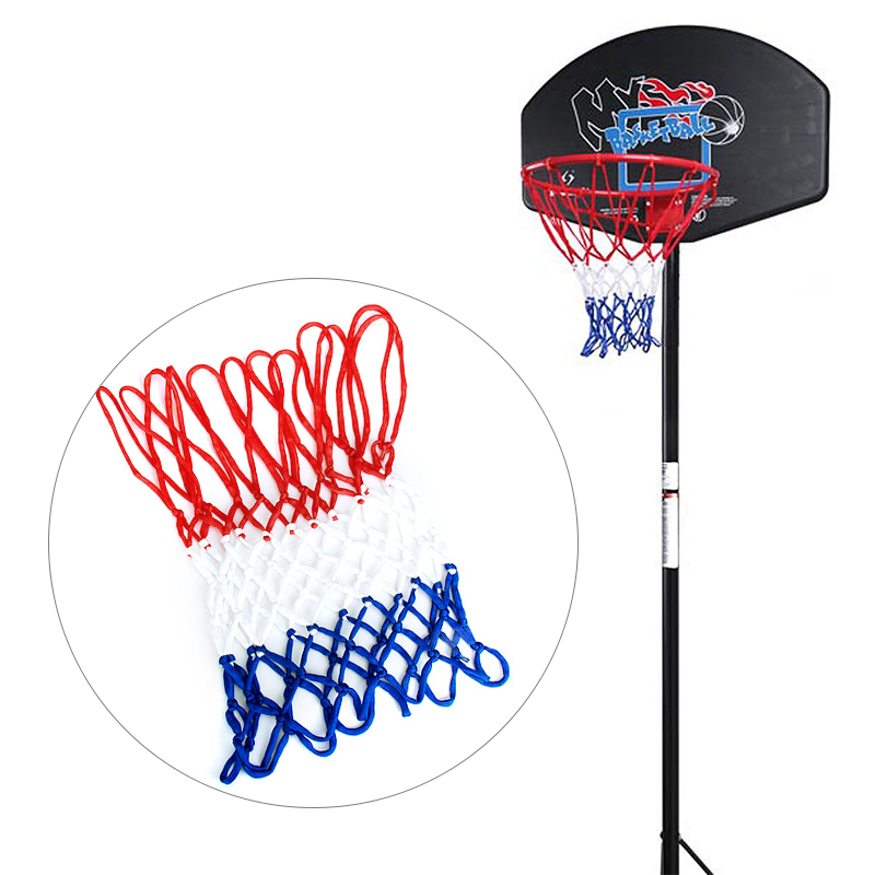 Basketball Net Red White & Blue 6mm Nylon Hoop Goal Rim STANDARD 