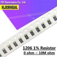 100ชิ้น1206ความแม่นยำในการ Smd Resistor 1% 0โอห์ม ~ 10ม. 1K 2.2K 10K 100K 150r 100r 10r 220r 330r 0 1 10 100 150โอห์ม220 330