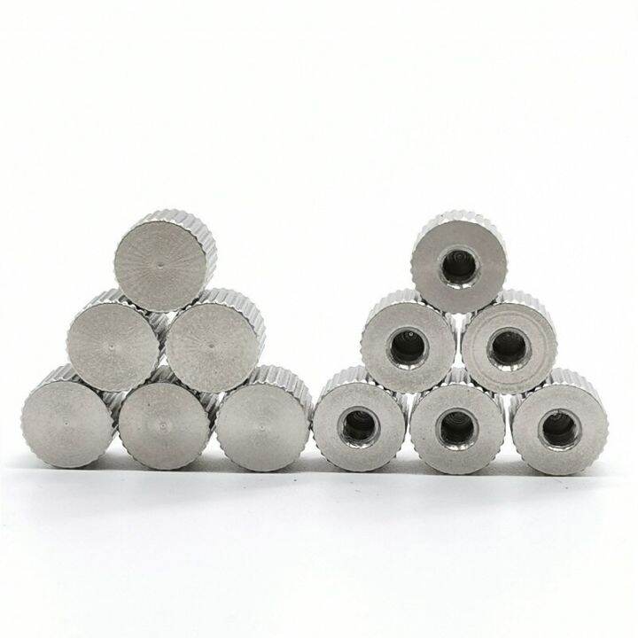 10pcs-lot-m2-m2-5-m3-m4-m5-m6-stainless-steel-small-head-knurled-thumb-nut-hand-tighten-nut-nails-screws-fasteners