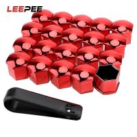 [HOT AIXUSACJWII 526] LEEPEE 20ชิ้น/เซ็ต19มม. ครอบคลุมหมวกล้อรถหมวก Universal Anti Rust Auto Hub สกรูรถยาง Nut Bolt