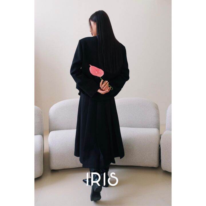 สินค้าลิขสิทธิ์แท้-iris-boutique-ij2023yd82-deep-night-sky-jacket-เสื้อผ้าแฟชั่นผู้หญิง-เจ็คเก็ต