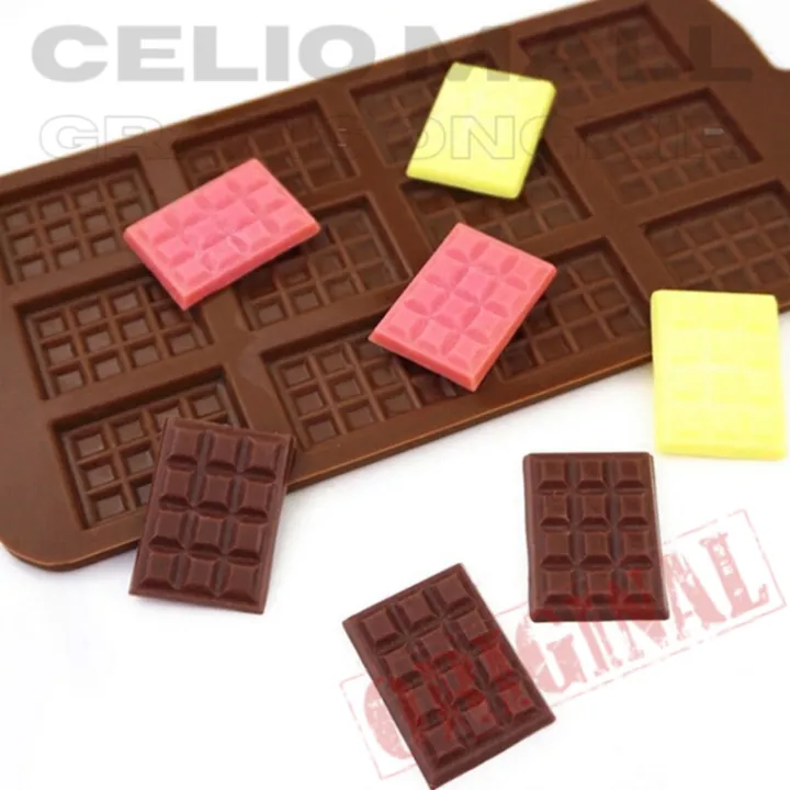 Cetakan Coklat Es Batu Ice Cube Tray Mold Model Chocolate Bar Silicone BPA Free Food Grade - Ice Maker Bentuk Hati Waffle Kelinci Karakter Unik Lucu ...