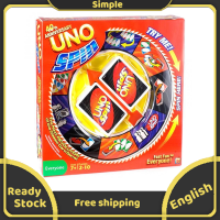 UNO Spin Card Board Game For Family Party Game Ages 6+ Boy child Girl Toy Gift