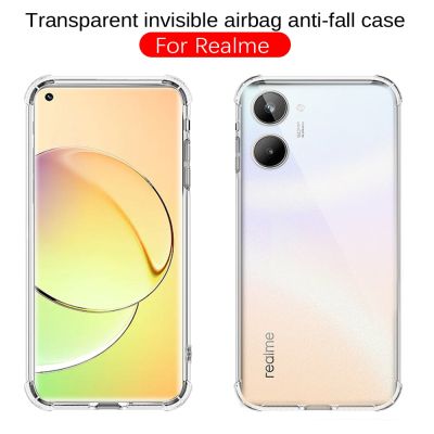 For Realme 10 Case Clear Cover protection Bumper Anti-Scratch Shockproof Phone Shell Realme 10 Pro plus 10pro 5G realme10 4G Electrical Connectors