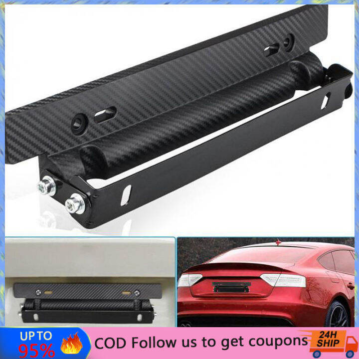TRD/Ralliart car adjustable Tilting plate holder plate number holder