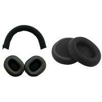 2 Set Ear Cushion Earphone Cover for Steelseries/Sairui with Headphone Head Beam Protective Cover for Audio-Technica