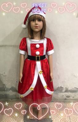 *พร้อมส่ง*กระโปรง งานป้ายในไทย ชุดแซนตี้ ซานต้า ชุดแฟนซี เด็กผู้หญิง ราคาถูก ชุดการแสดง คริสมาสต์ ชุดซานต้าครอสชุดกระโปรงเด็กผู้หญิง